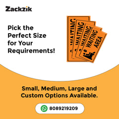 Professional Waiting Room Nameplate – Sleek Finish