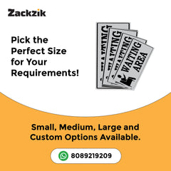 Reception Waiting Room Wall Board – Bold Letters