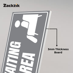Vinyl Waiting Room Board – Easy to Mount Design