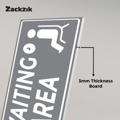 Acrylic Waiting Room Display Board – Easy Fixing