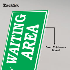 Reception Waiting Room Wall Board – Bold Letters