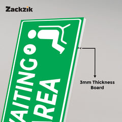 Acrylic Waiting Room Display Board – Easy Fixing