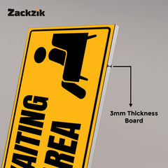 Vinyl Waiting Room Board – Easy to Mount Design