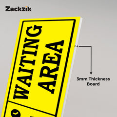 Indoor Waiting Room Sign – Readable from Distance