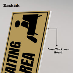 Vinyl Waiting Room Board – Easy to Mount Design
