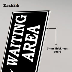 Reception Waiting Room Wall Board – Bold Letters