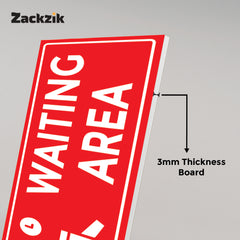 Professional Waiting Room Nameplate – Sleek Finish