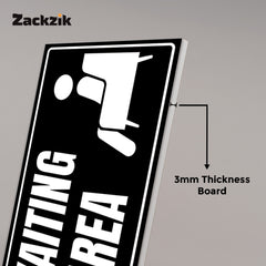 Vinyl Waiting Room Board – Easy to Mount Design