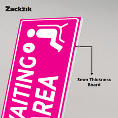 Acrylic Waiting Room Display Board – Easy Fixing