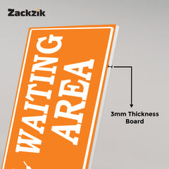 Reception Waiting Room Wall Board – Bold Letters