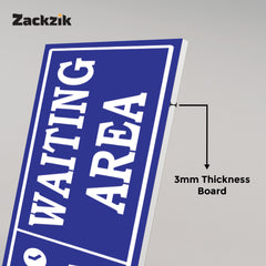 Indoor Waiting Room Sign – Readable from Distance