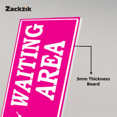 Reception Waiting Room Wall Board – Bold Letters