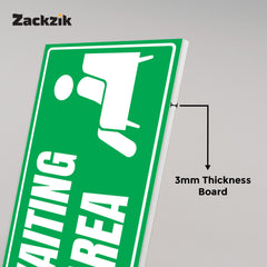 Vinyl Waiting Room Board – Easy to Mount Design