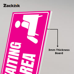 Vinyl Waiting Room Board – Easy to Mount Design