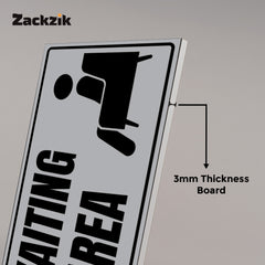 Vinyl Waiting Room Board – Easy to Mount Design