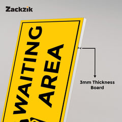 Waiting Room Sign Board – Clear Text Display