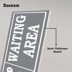 Indoor Waiting Room Sign – Readable from Distance