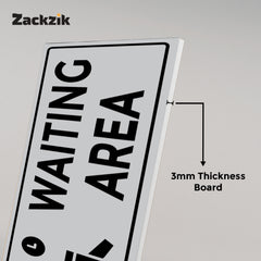 Professional Waiting Room Nameplate – Sleek Finish