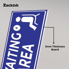 Acrylic Waiting Room Display Board – Easy Fixing