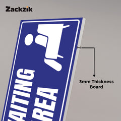 Vinyl Waiting Room Board – Easy to Mount Design