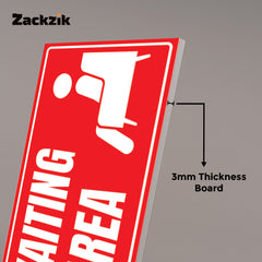 Vinyl Waiting Room Board – Easy to Mount Design