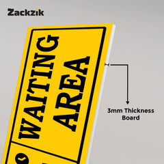Indoor Waiting Room Sign – Readable from Distance