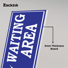 Reception Waiting Room Wall Board – Bold Letters