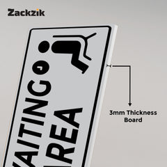 Acrylic Waiting Room Display Board – Easy Fixing