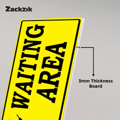 Reception Waiting Room Wall Board – Bold Letters