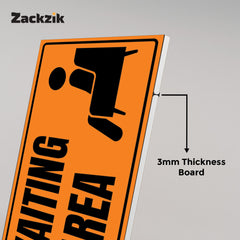 Vinyl Waiting Room Board – Easy to Mount Design