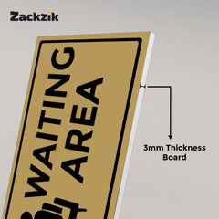 Waiting Room Signage – Durable and Lightweight