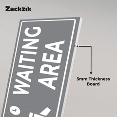 Professional Waiting Room Nameplate – Sleek Finish