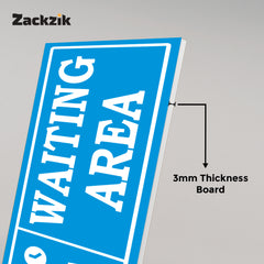 Indoor Waiting Room Sign – Readable from Distance
