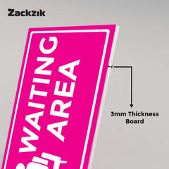 Waiting Room Signage – Durable and Lightweight