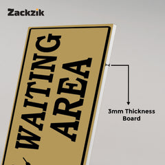 Reception Waiting Room Wall Board – Bold Letters