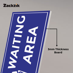 Waiting Room Sign Board – Clear Text Display
