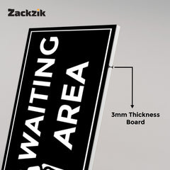 Waiting Room Sign Board – Clear Text Display