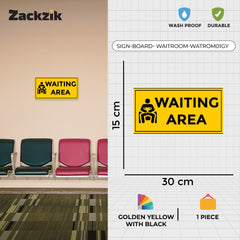 Waiting Room Sign Board – Clear Text Display