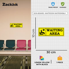 Indoor Waiting Room Sign – Readable from Distance