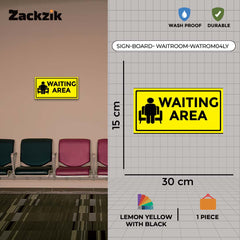 Waiting Room Signage – Durable and Lightweight