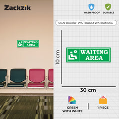 Indoor Waiting Room Sign – Readable from Distance