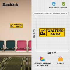 Indoor Waiting Room Sign – Readable from Distance