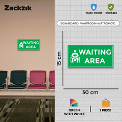 Waiting Room Sign Board – Clear Text Display