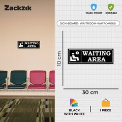 Indoor Waiting Room Sign – Readable from Distance