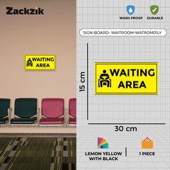 Waiting Room Sign Board – Clear Text Display