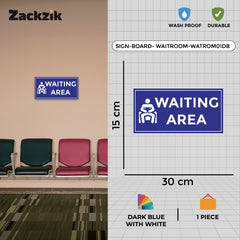 Waiting Room Sign Board – Clear Text Display