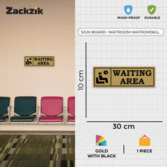 Indoor Waiting Room Sign – Readable from Distance