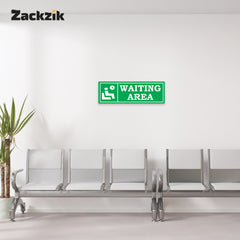 Indoor Waiting Room Sign – Readable from Distance