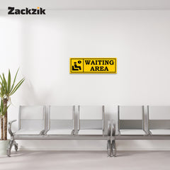 Indoor Waiting Room Sign – Readable from Distance