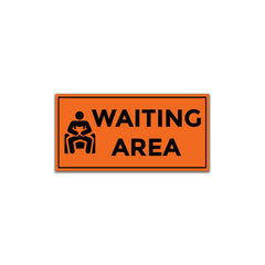 Waiting Room Sign Board – Clear Text Display